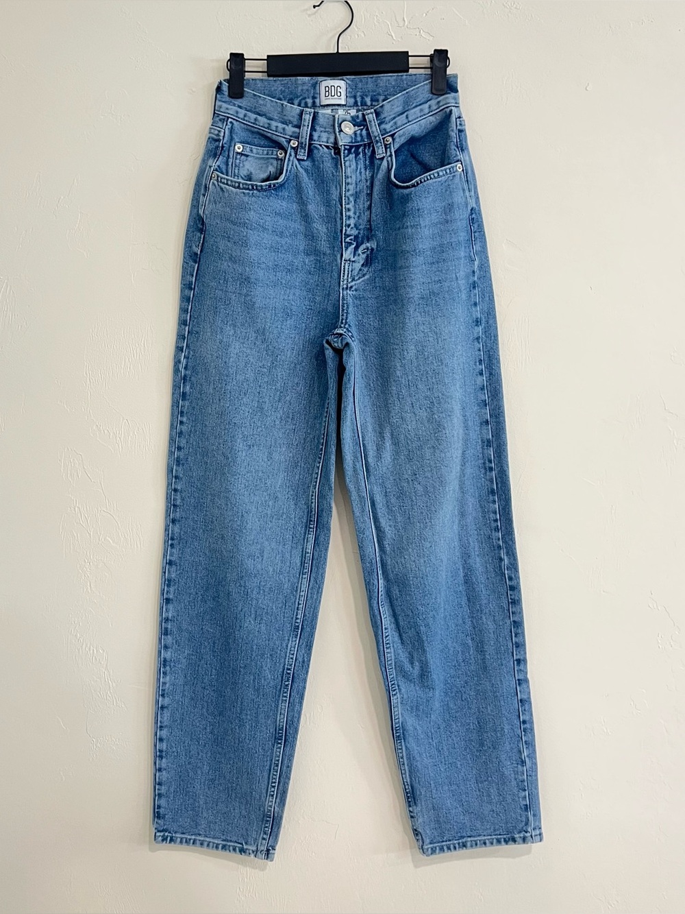BDG High Rise Baggy Denim Jeans Size 25 Streetwear y2k Grunge Indie Sleaze